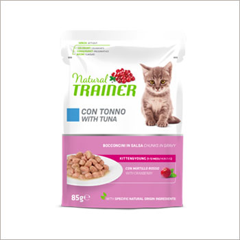 NATURAL TRAINER Cat BUSTA Kitten & Young TONNO 85GR