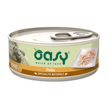 OASY DOG SPECIALITA' NATURALI IN LATTINA POLLO 150 GR