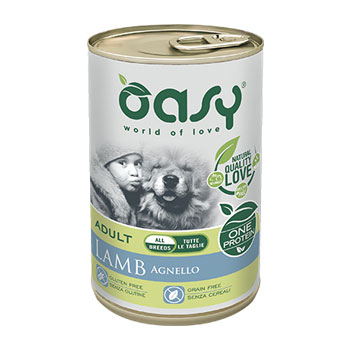 OASY DOG ADULT ONE PROTEIN AGNELLO 400 GR
