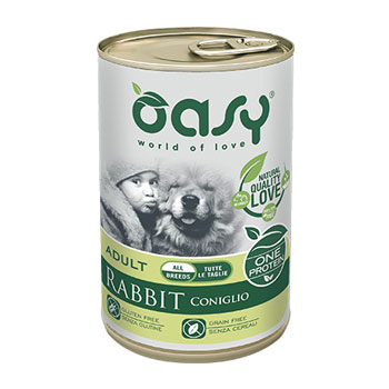 OASY DOG ADULT ONE PROTEIN CONIGLIO 400 GR