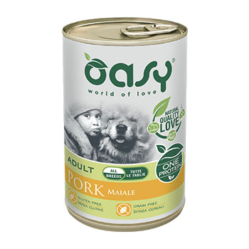 OASY DOG ADULT ONE PROTEIN MAIALE 400 GR