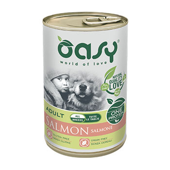 OASY DOG ADULT ONE PROTEIN SALMONE 400 GR