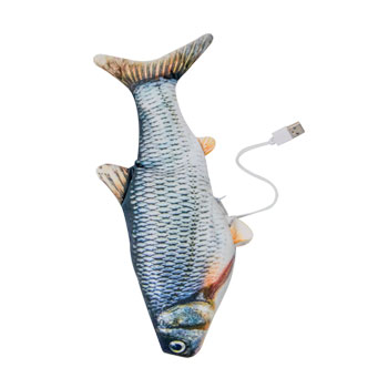 GIOCO GATTO PESCE MECCANICO 20CM