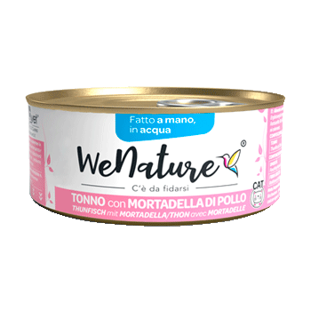 WENATURE TONNO CON MORTADELLA IN ACQUA 85 GR
