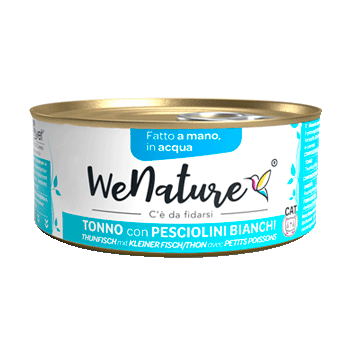 WENATURE TONNO CON PESCIOLINI IN ACQUA 85 GR