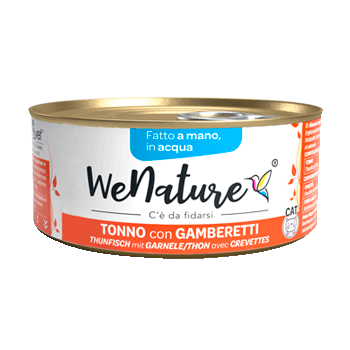 WENATURE TONNO CON GAMBERETTI IN ACQUA 85 GR