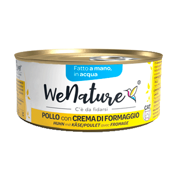 WENATURE POLLO CON CREMA DI FORMAGGIO IN ACQUA 85 GR