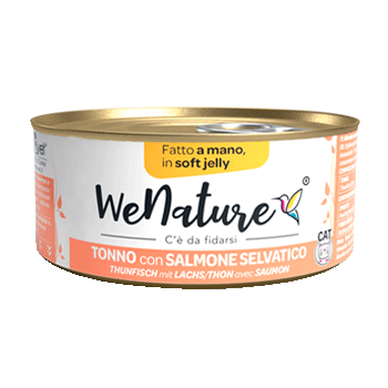 WENATURE TONNO CON SALMONE JELLY 85 GR