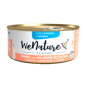 WENATURE TONNO CON SALMONE IN ACQUA 85 GR
