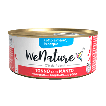 WENATURE TONNO CON MANZO IN ACQUA 85 GR