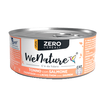 WENATURE CAT ZERO TONNO E SALMONE 85GR