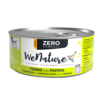 WENATURE CAT ZERO TONNO E PAPAYA 85GR