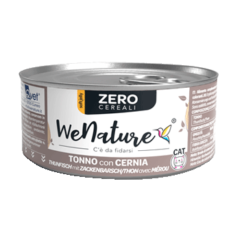 WENATURE CAT ZERO TONNO E CERNIA 85GR