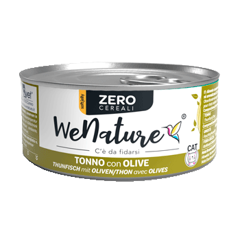 WENATURE CAT ZERO TONNO CON OLIVE 85GR