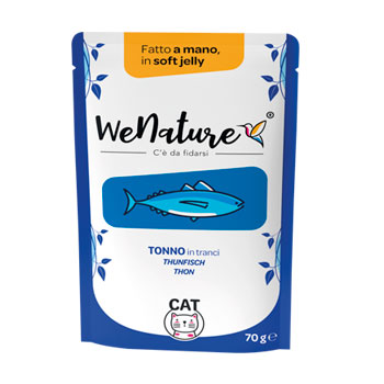 WENATURE TRANCI DI TONNO IN SOFT JELLY  BUSTA 70GR