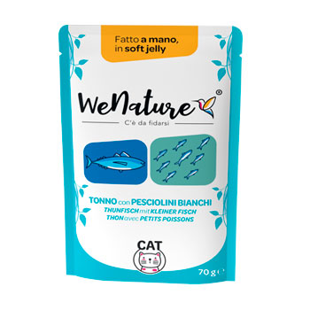 WENATURE TONNO CON PESCIOLINI IN SOFT JELLY BUSTA 70GR