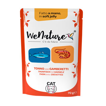 WENATURE TONNO CON GAMBERETTI IN SOFT JELLY BUSTA 70GR