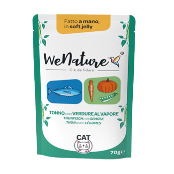 WENATURE TONNO CON VERDURE IN SOFT JELLY BUSTA 70 GR