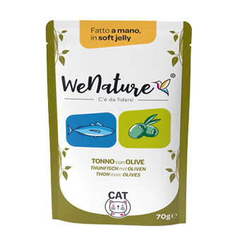 WENATURE TONNO CON OLIVE IN SOFT JELLY BUSTA 70GR