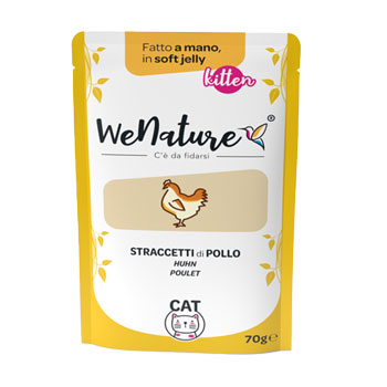 WENATURE KITTEN PETTO DI POLLO IN SOFT JELLY BUSTA 70GR
