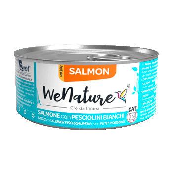 WENATURE SALMON SALMONE E PESCIOLINI BIANCHI JELLY 85GR
