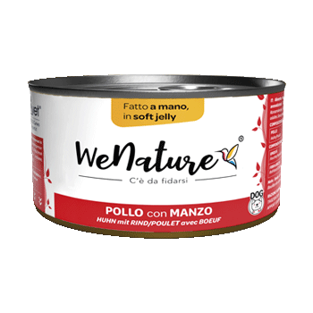 WENATURE DOG POLLO CON MANZO IN JELLY 150 GR
