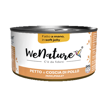 WENATURE DOG PETTO E COSCIA DI POLLO IN JELLY 150GR