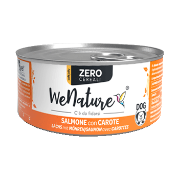 WeNature Dog ZERO -  Salmone con Carote 150GR