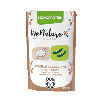 WeNature Dog MONOPROTEIN Agnello con Zucchine BUSTA 150GR
