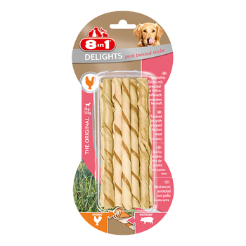 SNACK CANE MAIALE DELIGHTS DENTAL TWISTED 55GR
