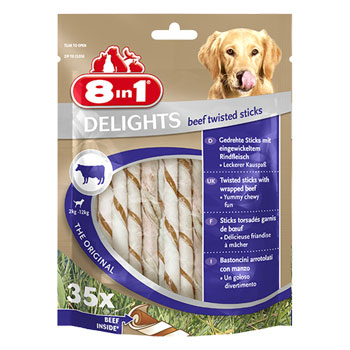 SNACK CANE MANZO DELIGHTS TWISTED 190 GR