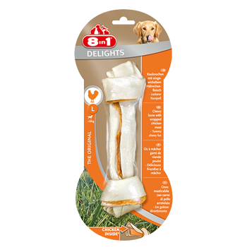 8IN1 SNACK CANE POLLO DELIGHTS L 85gr 
