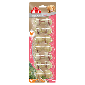 SNACK CANE DELIGHTS BONES MAIALE XS