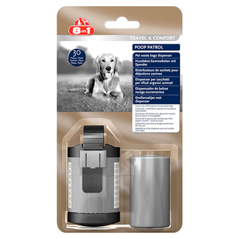 8in1 Dispenser sacchetti + 2 Refill