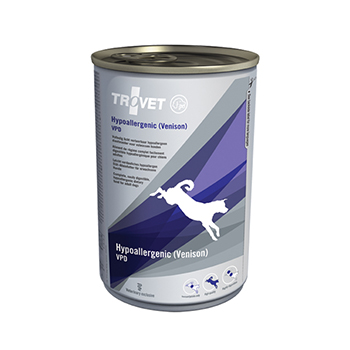 TROVET DOG HYPOALLERGENIC CERVO 400 gr - Umido