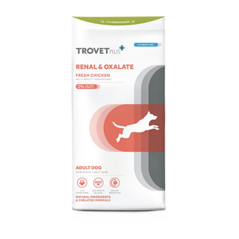 TROVET PLUS ADULT DOG RENAL & OXALATE POLLO 3 KG