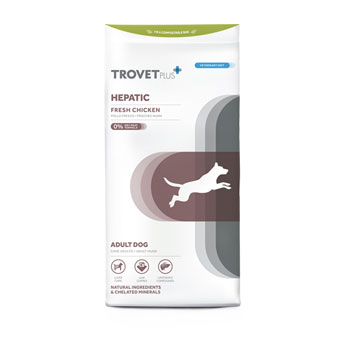 TROVET PLUS ADULT DOG HEPATIC POLLO 3 KG