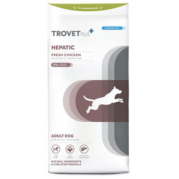 TROVET PLUS ADULT DOG HEPATIC POLLO 10 KG