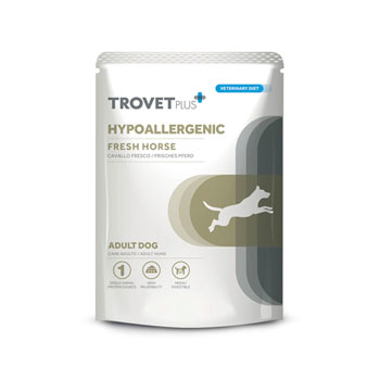 TROVET PLUS Wet Dog BUSTA Hypoallergenic CAVALLO 300GR
