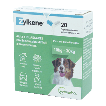 VETOQUINOL ZYLKENE 20 CAPSULE 225 MG 10-30 KG