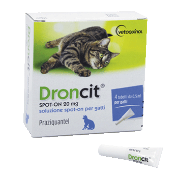 DRONCIT SPOT ON Gatto 4 PIPETTE 0,5ML