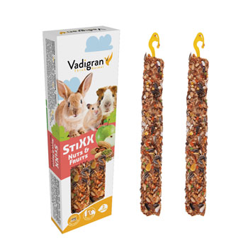 Snack Stixx Conigli Maxi, Porcellini d'India e Criceti 150g (2 pezzi)