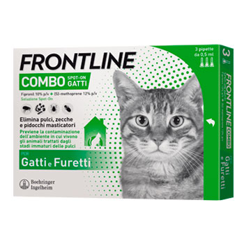 FRONTLINE COMBO GATTI ADULTI 3 PIPETTE