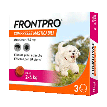 FRONTPRO CANI 2 - 4KG 3 COMPRESSE 11,3 Mg