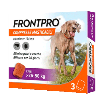 FRONTPRO CANI >25 - 50KG 3 COMPRESSE 136 Mg