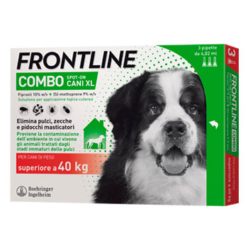 FRONTLINE COMBO CANI XL OLTRE 40 KG 3 PIPETTE