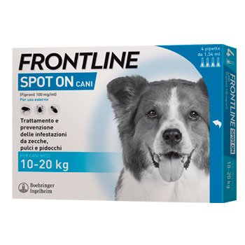FRONTLINE SPOT ON CANI TG. M 10-20 KG 4 PIPETTE