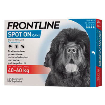 FRONTLINE SPOT ON CANI TG. XL OLTRE 40 KG 4 PIPETTE