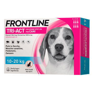FRONTLINE TRI-ACT TG. M 10-20 KG 6 PIPETTE
