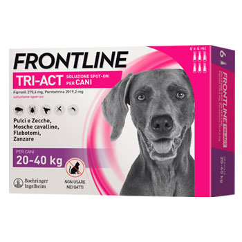 FRONTLINE TRI-ACT TG. L 20-40 KG 6 PIPETTE